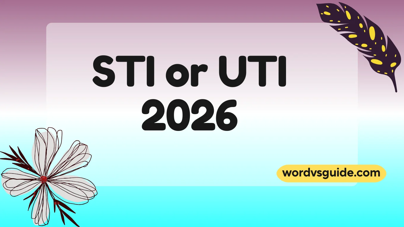STI or UTI
