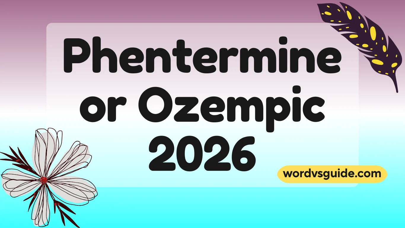 Phentermine or Ozempic