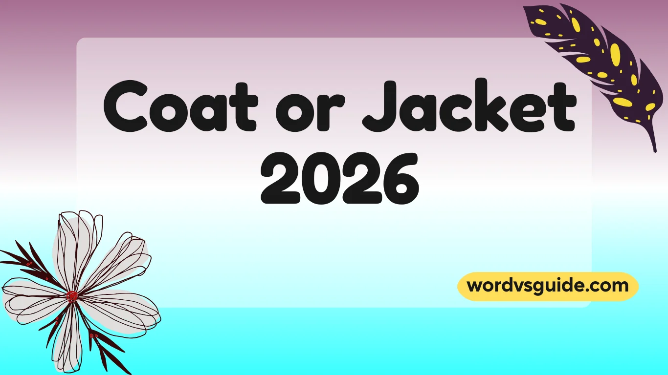 Coat or Jacket