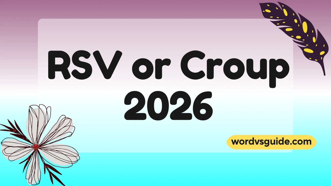 RSV or Croup