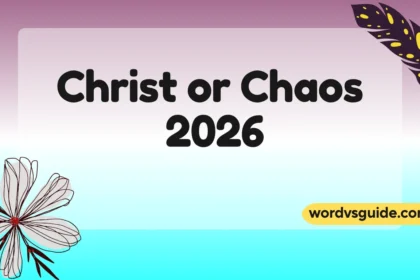 Christ or Chaos