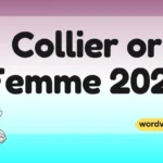 Collier or Femme