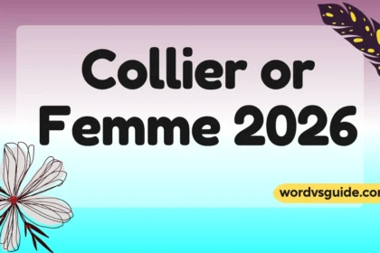 Collier or Femme