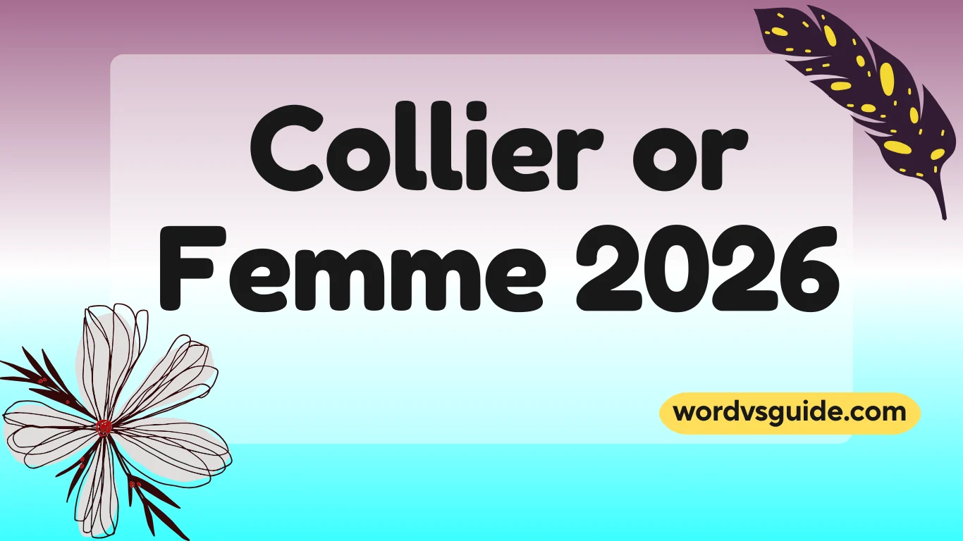 Collier or Femme