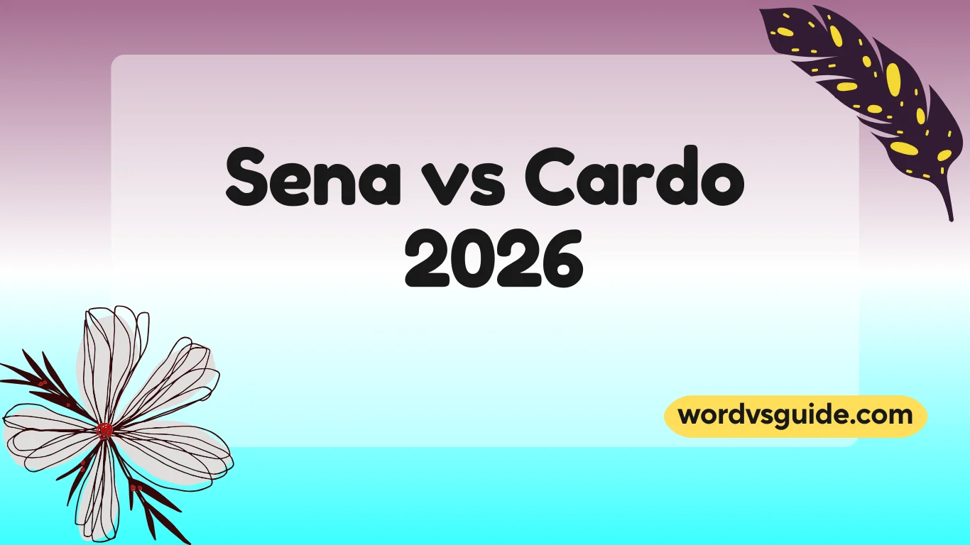 Sena vs Cardo