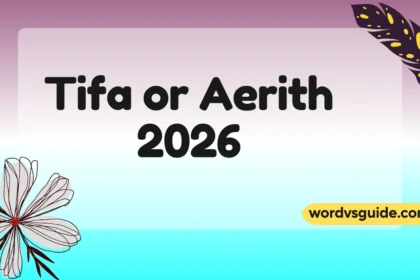 Tifa or Aerith