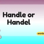 Handle or Handel