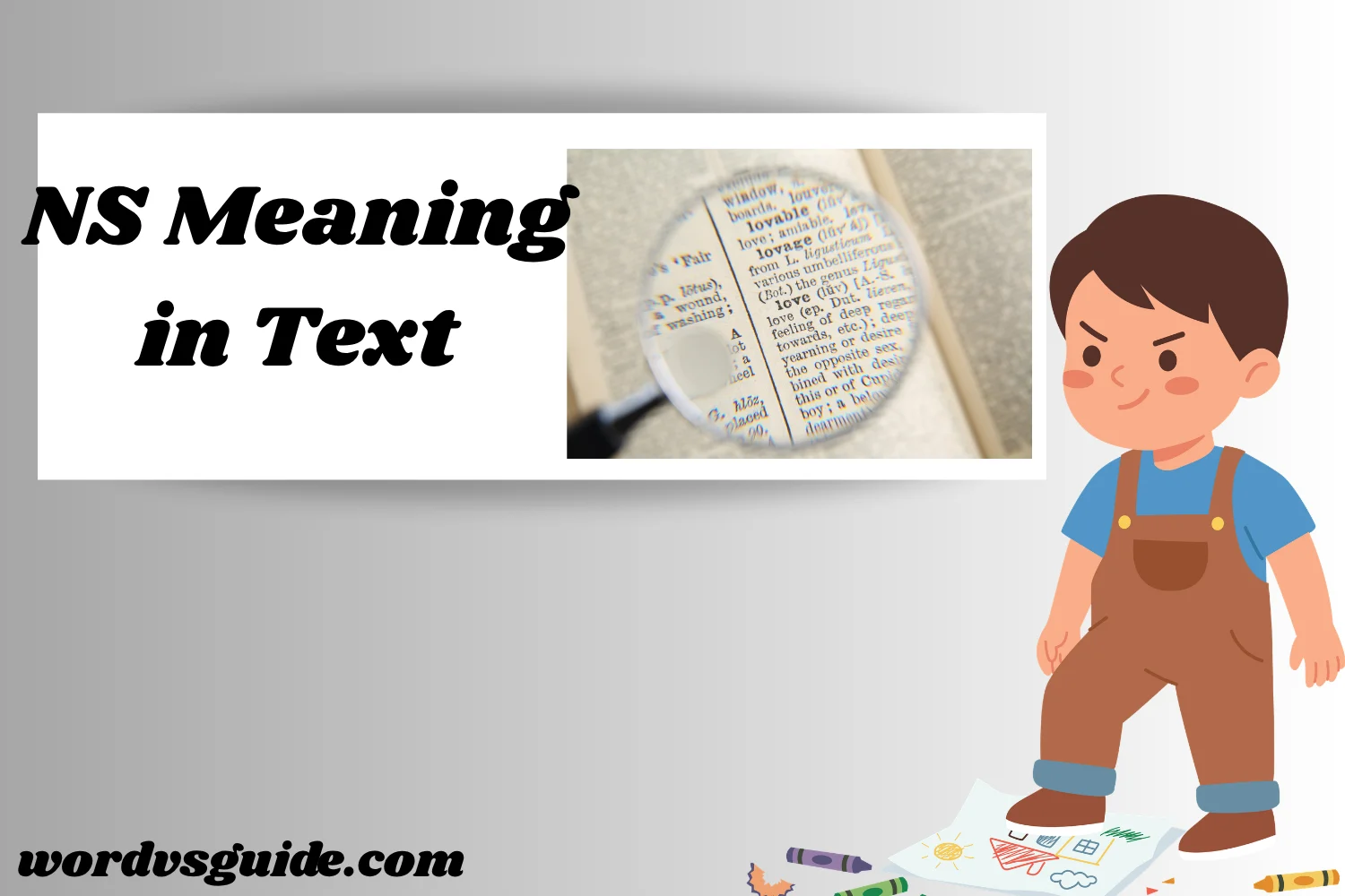 NS Meaning in Text